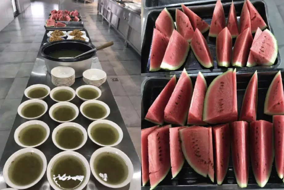 持續(xù)高溫為生產(chǎn)第一線送“清涼”