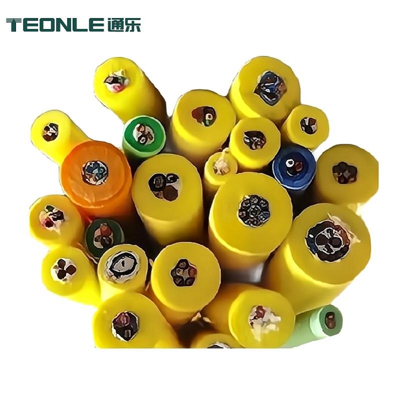 耐腐蝕ROV水下機器人零浮力雙絞屏蔽線電源線一體線纜