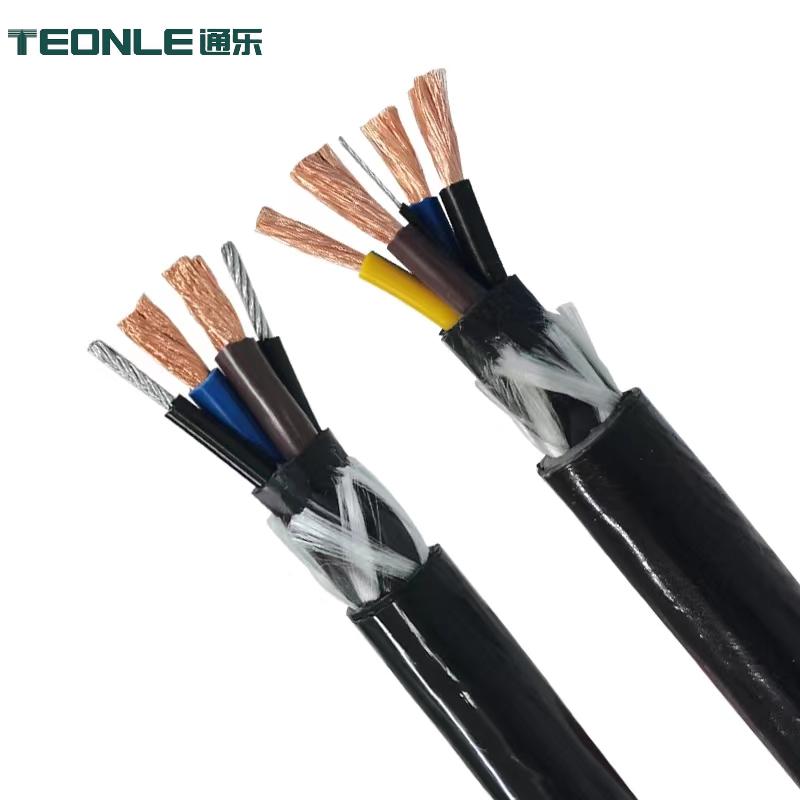 高柔耐寒防水解耐油RVV海洋探測機器人線纜