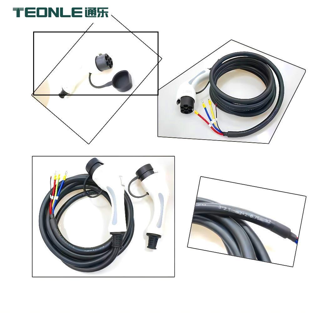 國標純銅線纜新能源新國標充電槍線纜4/5/6芯可選