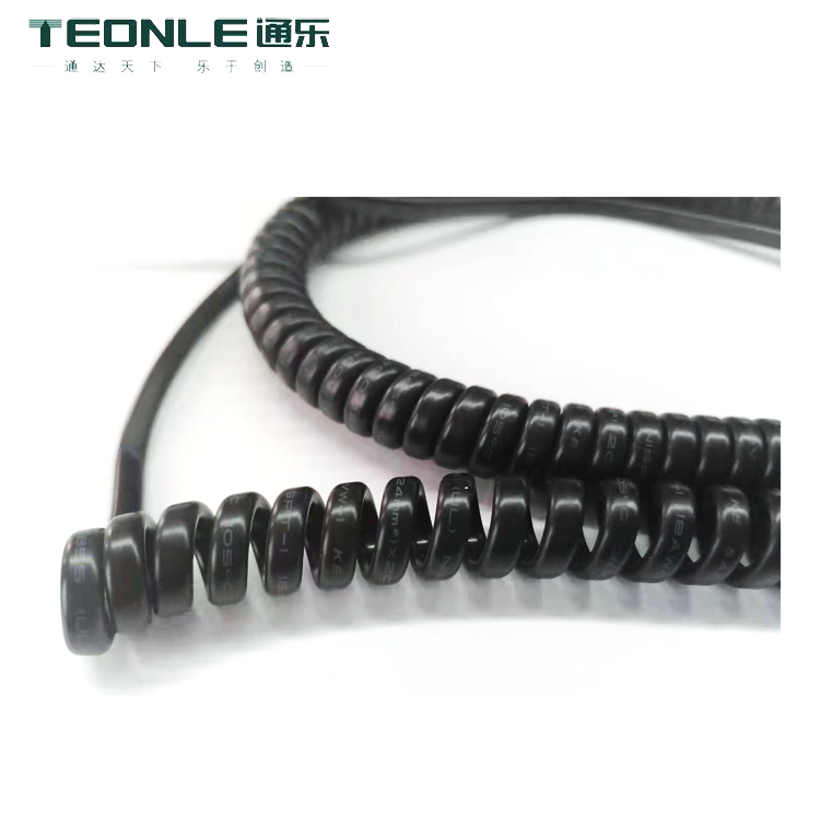 TPU拉伸彈簧螺旋線纜