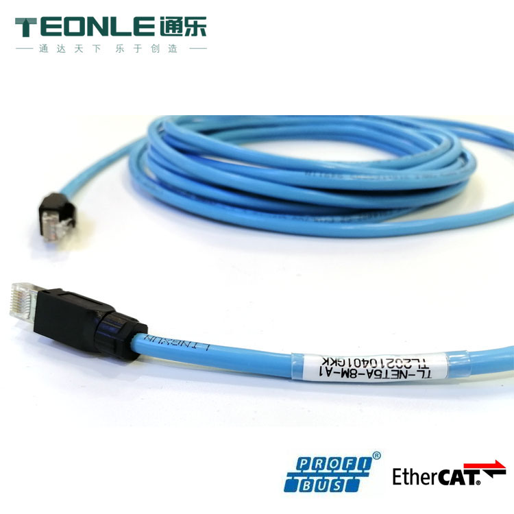 工業級RJ45接頭以太網EtherCAT通訊網線(圖1)